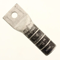 Burndy YA39N Terminal Lug 1-Hole Hylug Code Conductor Long Barrel Uninsulated Compression 1/2" 750 kcmil