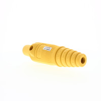 New Hubbell Yellow Cam-Type Plug Insulator Sleeve Female Body Replacement HBLFBY