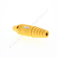 New Hubbell Yellow Cam-Type Plug Insulator Sleeve Female Body Replacement HBLFBY