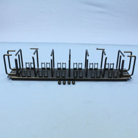 Hubbell Nextframe Horizontal Cable Management Panel 7 Horizontal & 4 Horizontal Rings With 24 Wire Saddles 3.5"H x 19"w
