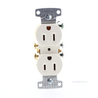 New Hubbell Light Almond Residential Duplex Receptacle Outlet NEMA 5-15R 15A 125V Bulk RR15LA