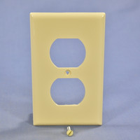 Cooper Ivory UNBREAKABLE Nylon Duplex Receptacle Wallplate Outlet Cover 5132V