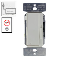 Cooper Light Almond Single Pole/3-Way Preset Decorator Fluorescent Dimmer 8A 277V Mark 10 Ambistar Tu-Wire DF8AP7-LA