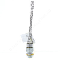 Cooper Stainless Steel 2.625" Mesh Length Strain Relief Cable Grip 3/8"NPT Liquid Tight Insulated Throat LTB000