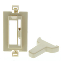 New Cooper Ivory Polycarbonate Color Change Kit for TAL06P Dimmer Switch TCK1-V