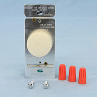 Cooper Almond Quiet 3-Speed Fan Control Rotary Wall Light Switch Single Pole 1.5A 120V RFS15-A-K
