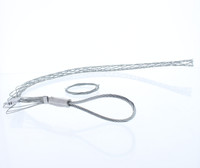 Cooper Industrial Grade 24" Mesh Slack Lace Pulling Grip Offset Eye 1.25-1.49" Cable Diameter Galvanized Steel SKTL12524