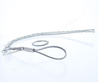 Cooper Industrial Grade 24" Mesh Slack Lace Pulling Grip Offset Eye 1.25-1.49" Cable Diameter Galvanized Steel SKTL12524