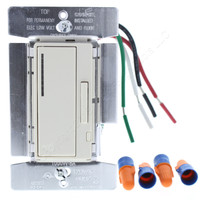 Cooper Light Almond Smart Electronic Low Voltage Decorator Dimmer Switch Single Pole 3-Way 60Hz 120V 1000W RF9537-NDLA