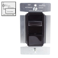 New Cooper Brown Flourescent Preset Slide Wall Light Dimmer Switch Single Pole 3-Way Lighted 8A 277V Mark 10 SF8AP7-B