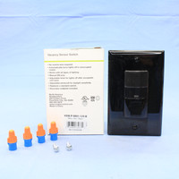 Cooper Black Manual Passive Infrared Vacancy Sensor 600W PIR VSW-P-0801-120-B