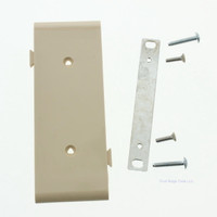 New Cooper Ivory Thermoplastic Snap Together Strap Mount CENTER Sectional Plate Cover STC14V