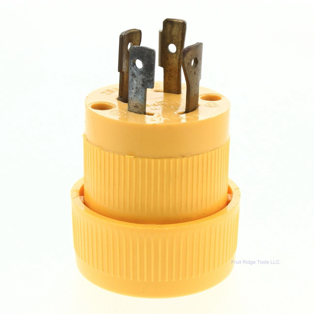 🏠 Cooper Yellow Nylon TwistLock Body Clamp Back Style Male Plug L14