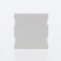 New Leviton White 2-Unit MOS Blank Filler Wallplate Insert Cover Modules 41292-BW