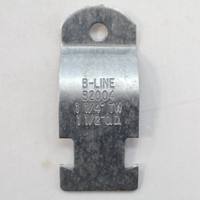 B-Line Zinc-Electroplated Steel EMT 1-1/4" Thinwall Strut Strap Pipe Clamp Fitting No Bolt B2004-ZN
