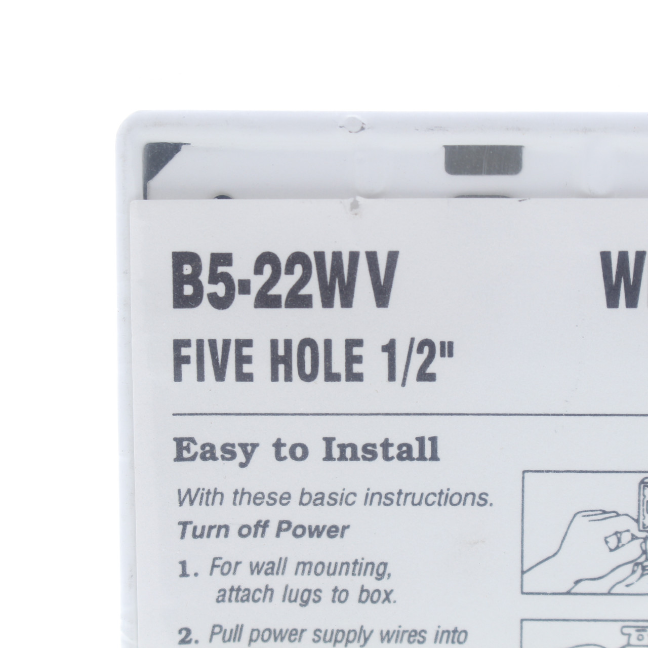 🏠 BWF Manufacturing White DieCast Aluminum Weatherproof 1Gang Deep