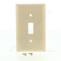 Pass & Seymour P-Line Ivory 1-Gang Toggle Switch Wallplate Cover RP1-I