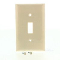 Pass & Seymour P-Line Ivory 1-Gang Toggle Switch Wallplate Cover RP1-I