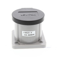 Leviton 16 Series Black Panel Mount Housing Plastic Automatic Closing Lid Bulk 16S31-E