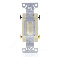 Eaton Ivory COMMERCIAL Grade Toggle Wall Light Switches 4-Way 20A Bulk CS420V