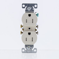 Eaton Lt Almond TAMPER RESISTANT Duplex Receptacle Outlet NEMA 5-15R 15A Bulk TR270LA