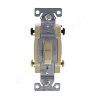Eaton Ivory COMMERCIAL Toggle Wall Light Switches 4Way 15A 120/277V Bulk CS415V