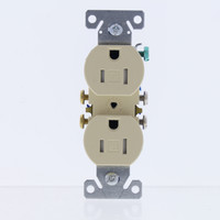 Eaton Ivory TAMPER RESISTANT Duplex Receptacle Outlet NEMA 5-15R 15A Bulk TR270V
