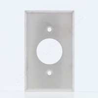 Eaton Stainless Steel Receptacle Wallplate Single Outlet Cover 1.40" 93091