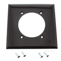 Eagle UNBREAKABLE 2-Gang Brown Dryer Range Welder 2.47" Outlet Cover Wallplate 5169B