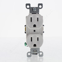 Leviton SCRATCHED White Straight Blade Duplex Receptacle Outlet 5-15R 15A 125V 5248-W