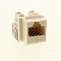 New Wiremold Ivory Keystone Cat5e Universal Jack RJ45 T568A/B Wiring AC-C5EKEY