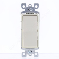 Leviton NOBOX Almond 3-Way Decora Rocker Wall Light Switch Controls 15A 5603-A