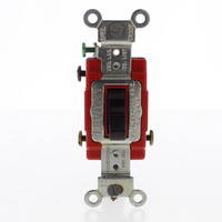 Leviton Brown COMMERCIAL Grade 3-Way Toggle Wall Light Switch Control 20A 120/277VAC 5523-2