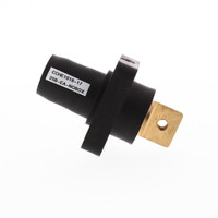 Joy Cooper 16 Series Female Black Single Hole Buss Bar Panel Mount E1016-1706B