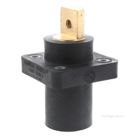 New Joy Cooper 16 Series Male Black Single Hole Buss Bar Panel Mount E1016-1700B