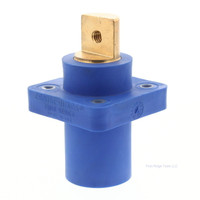 New Joy Cooper 16 Series Male Blue Single Hole Buss Bar Panel Mount E1016-1706B