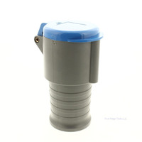 New CEWE Gray Pin and Sleeve Receptacle w/Blue Lid 32A 200-250V 6H IP44 CSG232-6