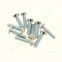 Creative Accents/Jackson Deerfield 9SI010 Ivory Painted Wallplate Screws, 5/8" Long, 6-32 Thread, Straight Slotted Oval Head (10-Pack)