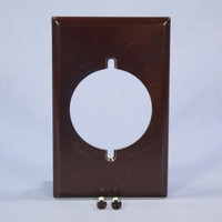 Eagle Brown Range Outlet Standard Cover Welder Dryer 2.156" Receptacle Wallplate 2068B