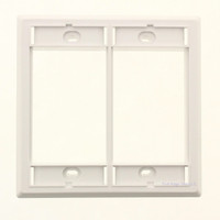 New Wiremold White Activate Double Gang High Profile Faceplate Cover AC-HDFP-WH