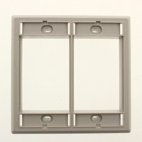 New Wiremold Gray Activate Double Gang High Profile Faceplate Cover AC-HDFP-GY