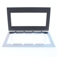 Leviton 4-Gang Slate Acenti Screwless Snap-On Wallplate Cover Plastic w/ Alignment Plate ACWP4-SLT