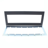 Leviton 6-Gang Slate Acenti Screwless Snap-On Wallplate Cover Plastic w/ Alignment Plate ACWP6-SLT