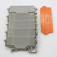 5 NEW Wago Din Rail Mount Terminal Blocks 4-Position 28-14AWG 24A Clamp 280-626