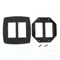 New Intermatic Two Gang Waterproof Decorator Device Receptacle Insert Plate WP202