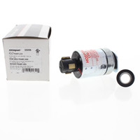 Cooper Gray Steel 20A 125V 2-Pole 3-Wire Armored Hospital Grade Powerlock Connector Plug 23056