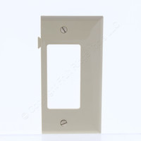Cooper Ivory Mid-Size End Thermoplastic Sectional Decorator Wallplate Cover STE26V