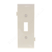 Cooper Ivory Mid-Center Sectional Toggle Switch Thermoplastic Wallplate STC1V