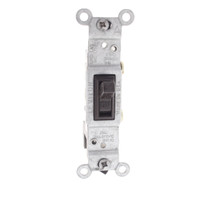 Leviton Brown RESIDENTIAL Framed Toggle Wall Light Switch Single Pole 15A 1451