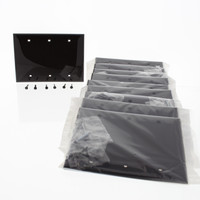 10 Leviton Brown 3-Gang Blank Unbreakable Wallplate Covers 80735